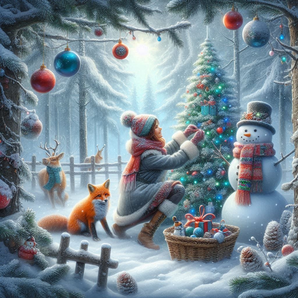  Quirky Christmas preparations. 