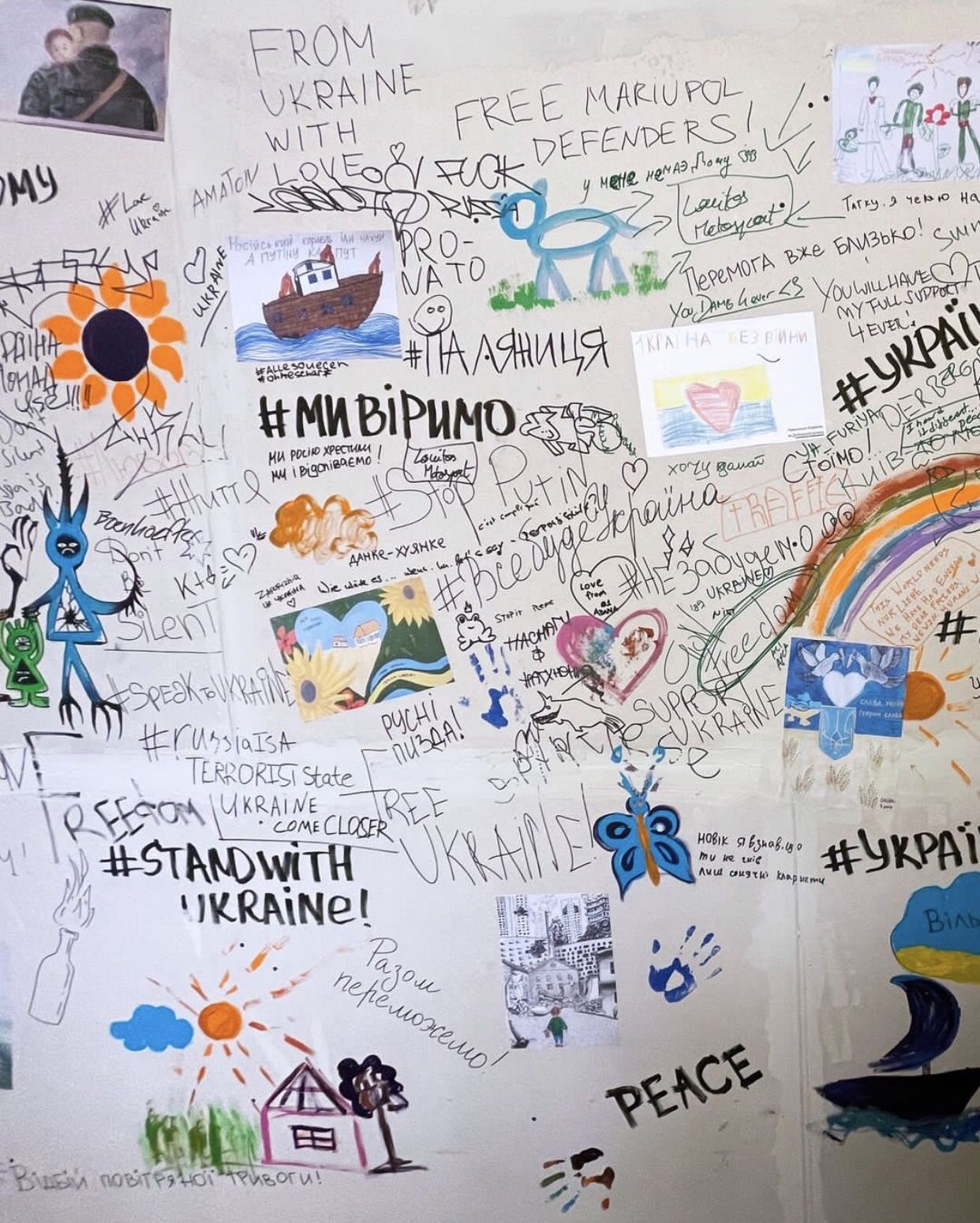 Phrases for supporting Ukraine in war against Russia 