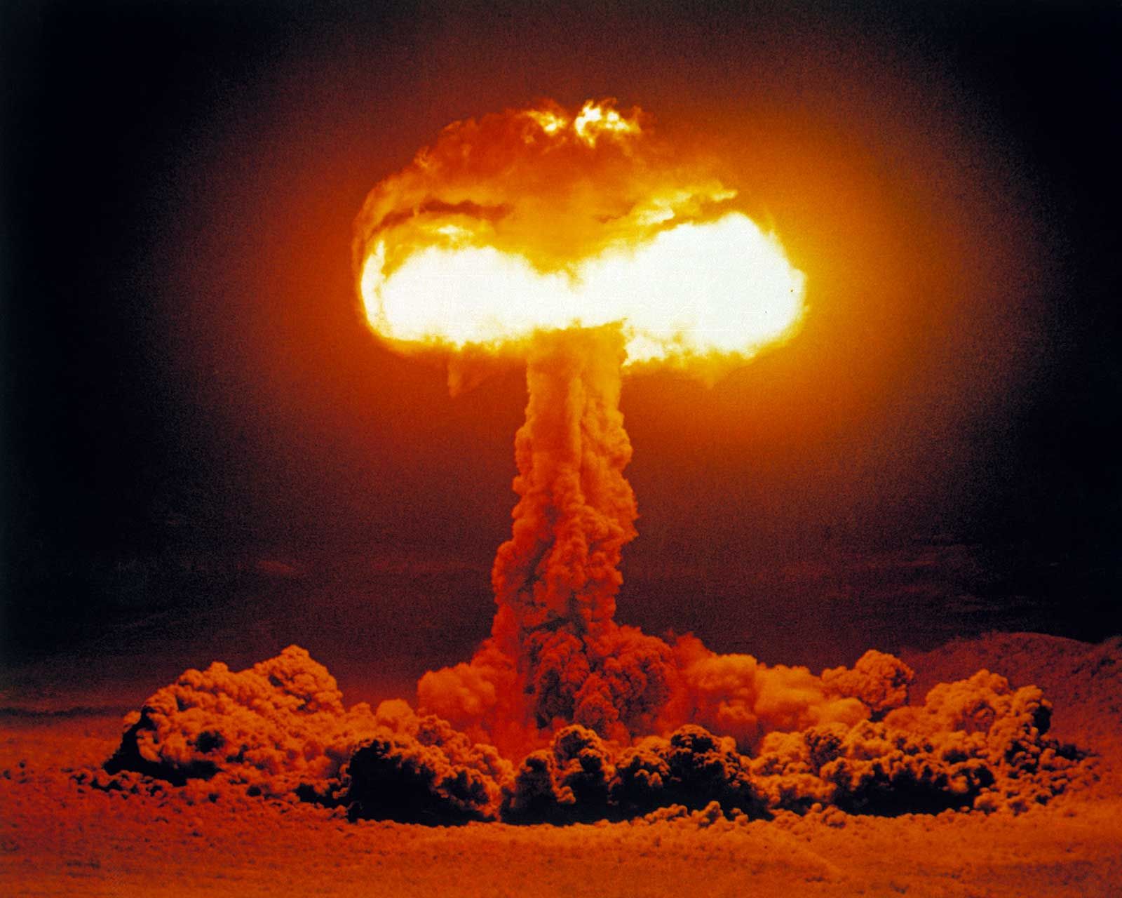A nuclear bomb detonation