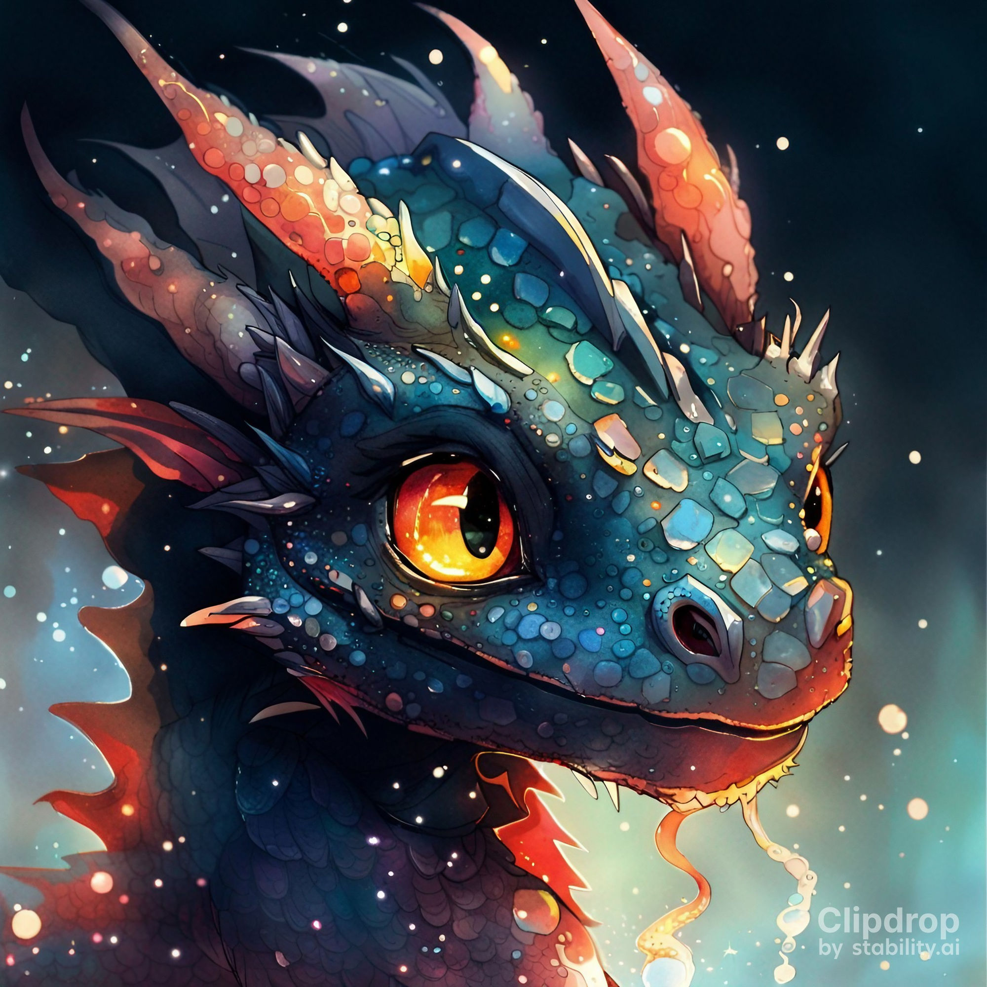 Baby Black Dragon