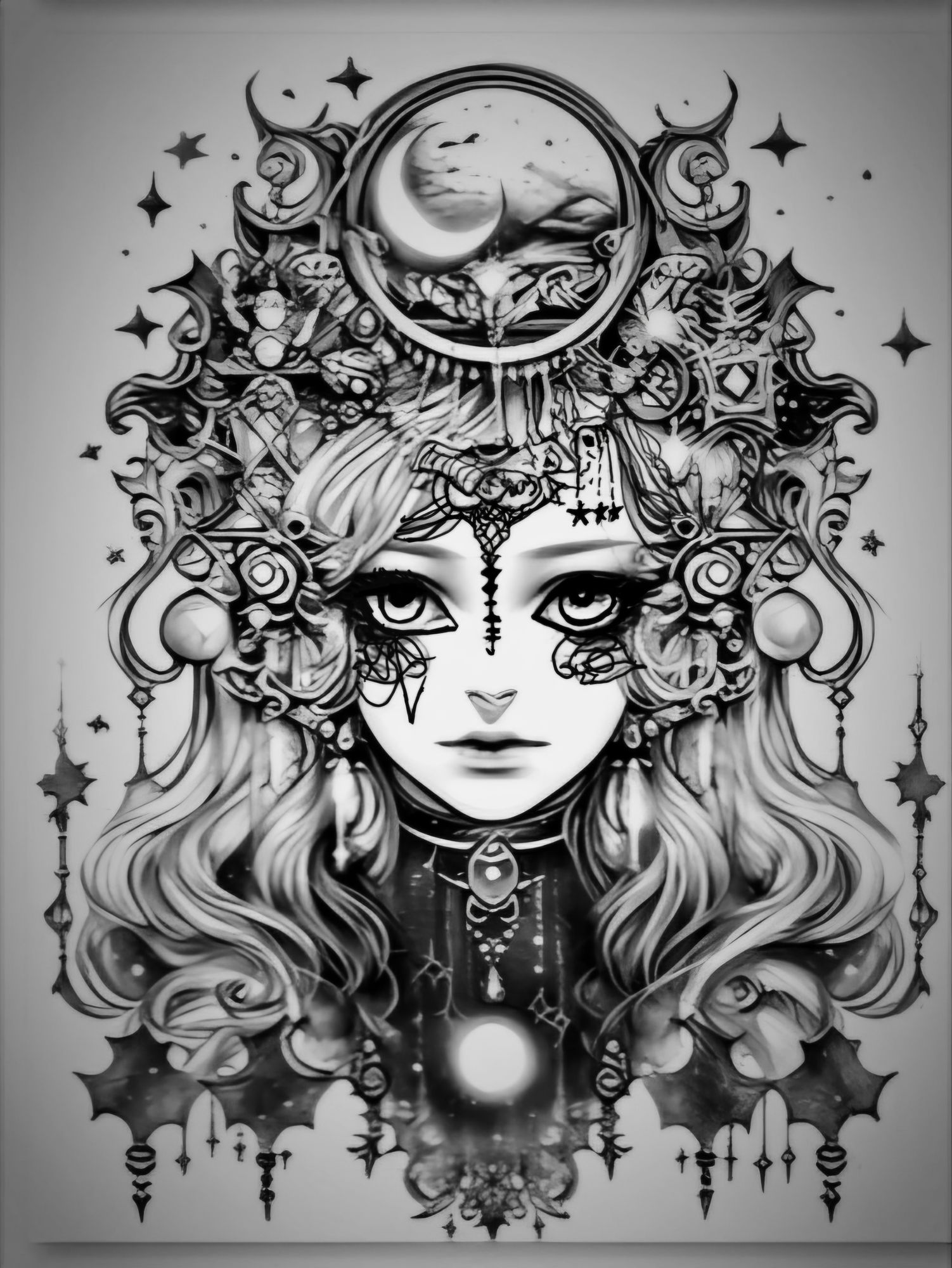 A beautiful woman with a unique Futristic Steampunk style; it's clockwork gears and cogs, along with other metals and trinkets make up her o...