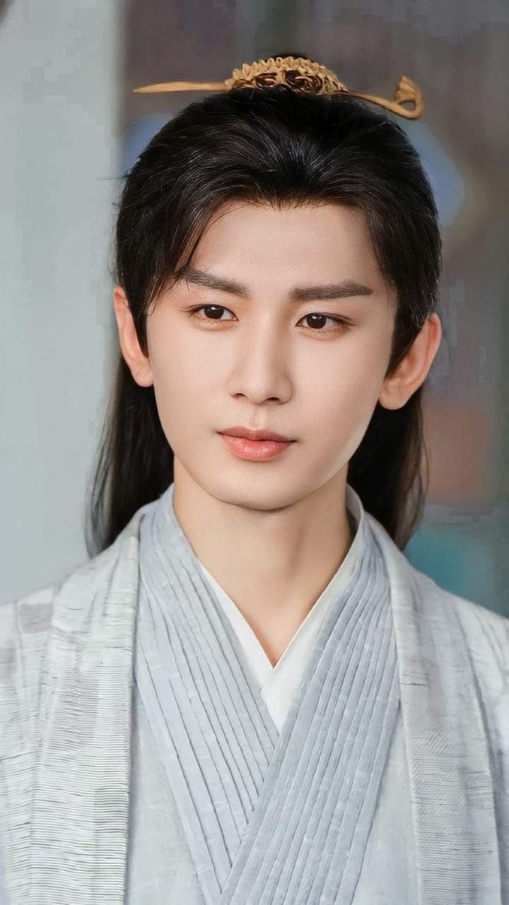 Photo edit: Blend and merge the real photos of Cheng Yi and Jian Ling Feng into one ultra-realistic portrait, creating a new actor that comb... - Start Image 1