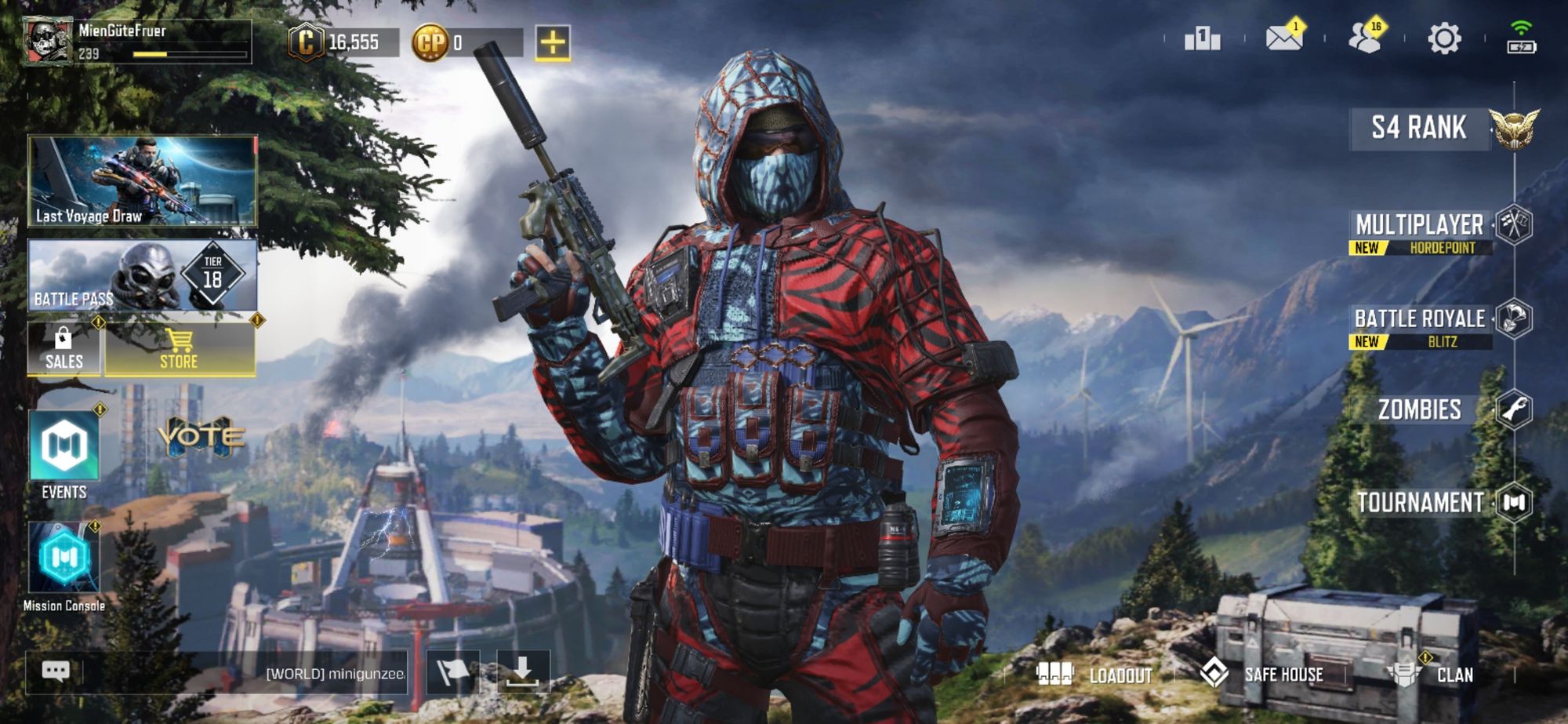 Military Alien Reaper wearing Leather tactical clothing