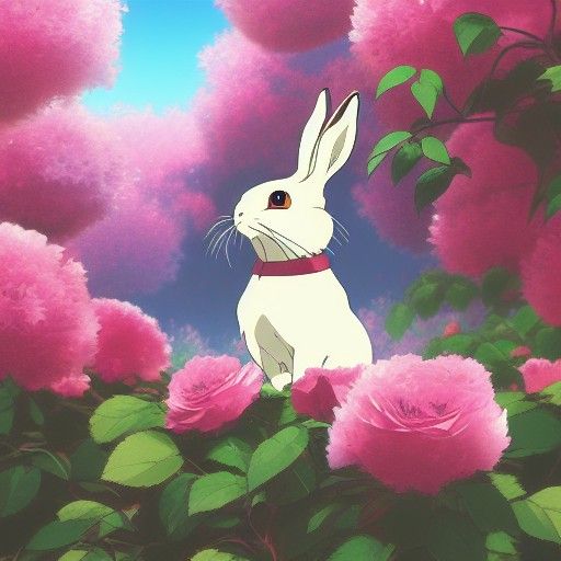 Bunny-In-A-Rose-Bush