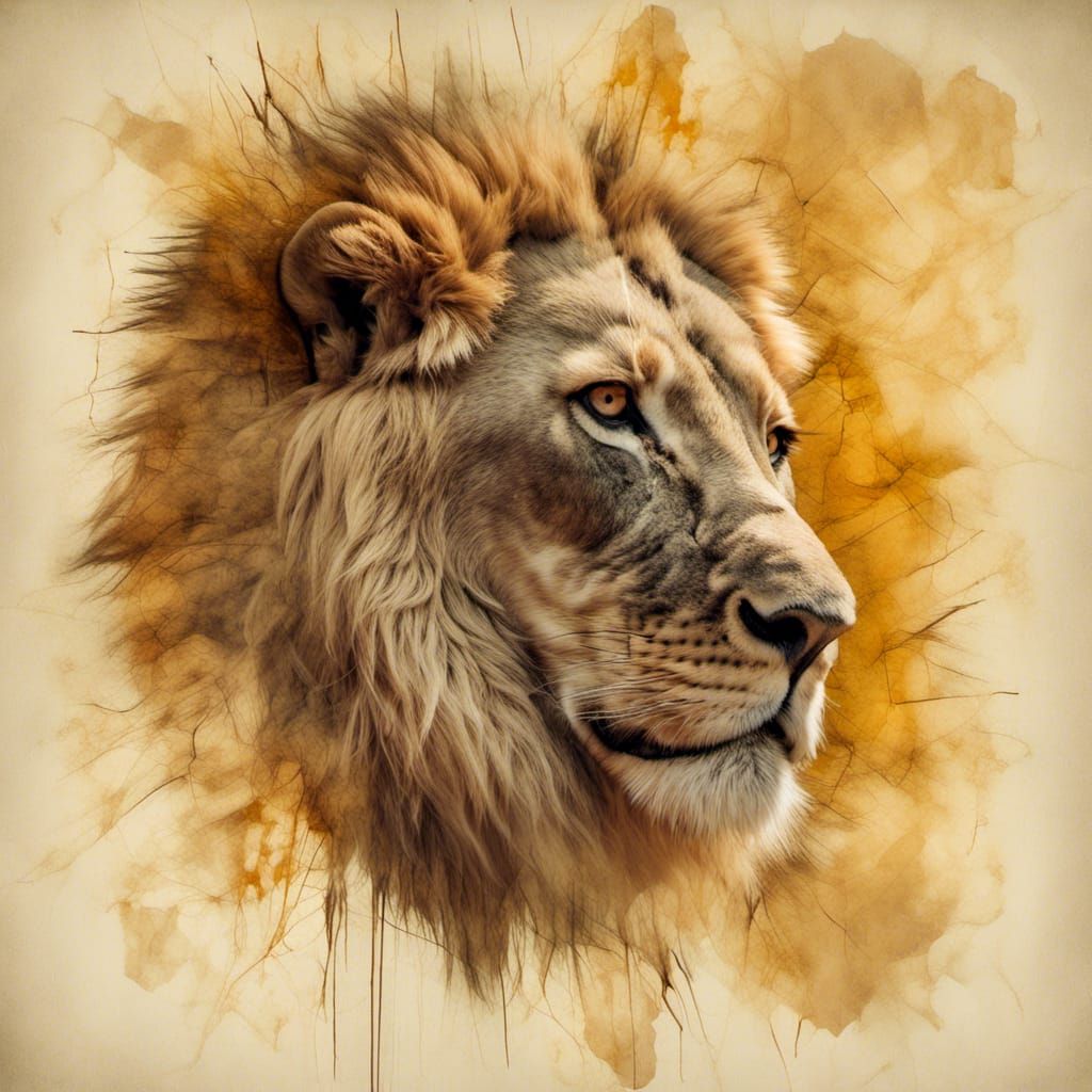 <lora:Strong Expression:1.2>roaring lion 