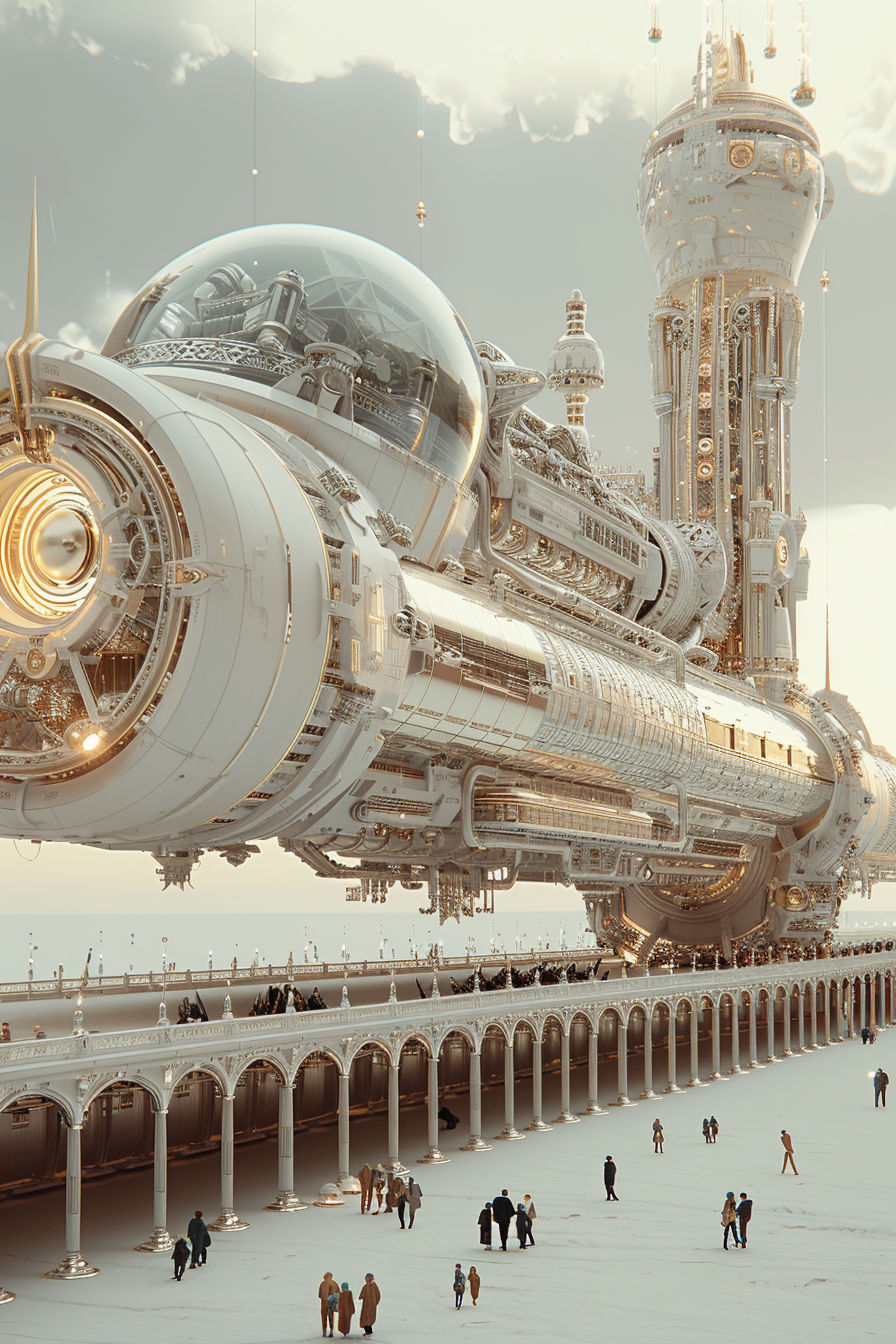 RUNTIME:Short FLUX isometric study of archaic museum quality