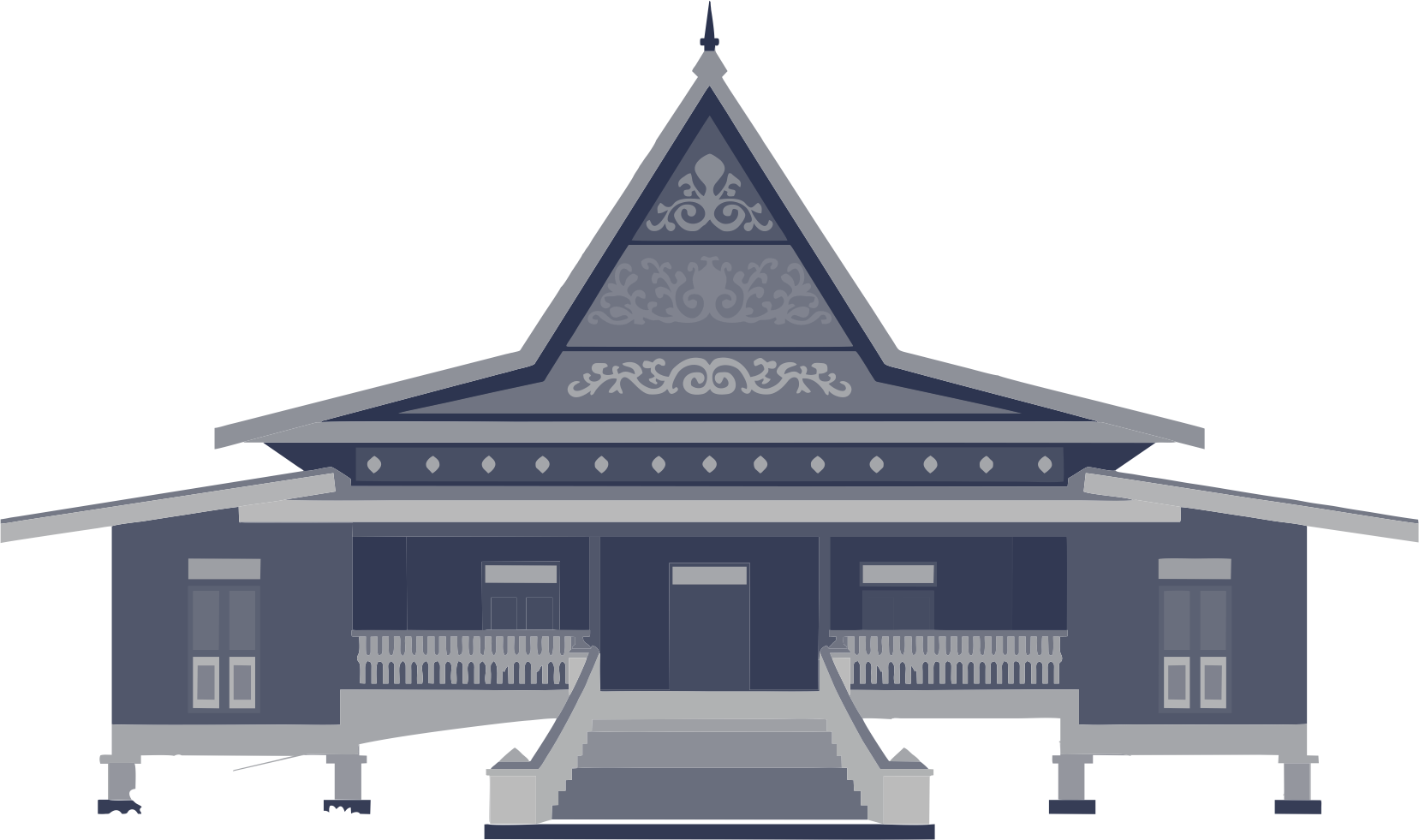  A hidden jungle temple overgrown with vines, peacock