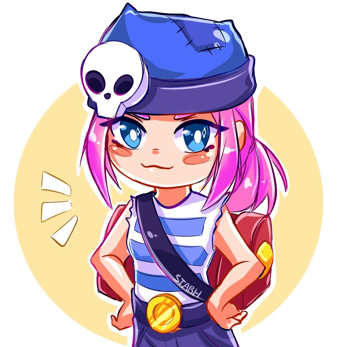  Penny from the game Brawl Stars,