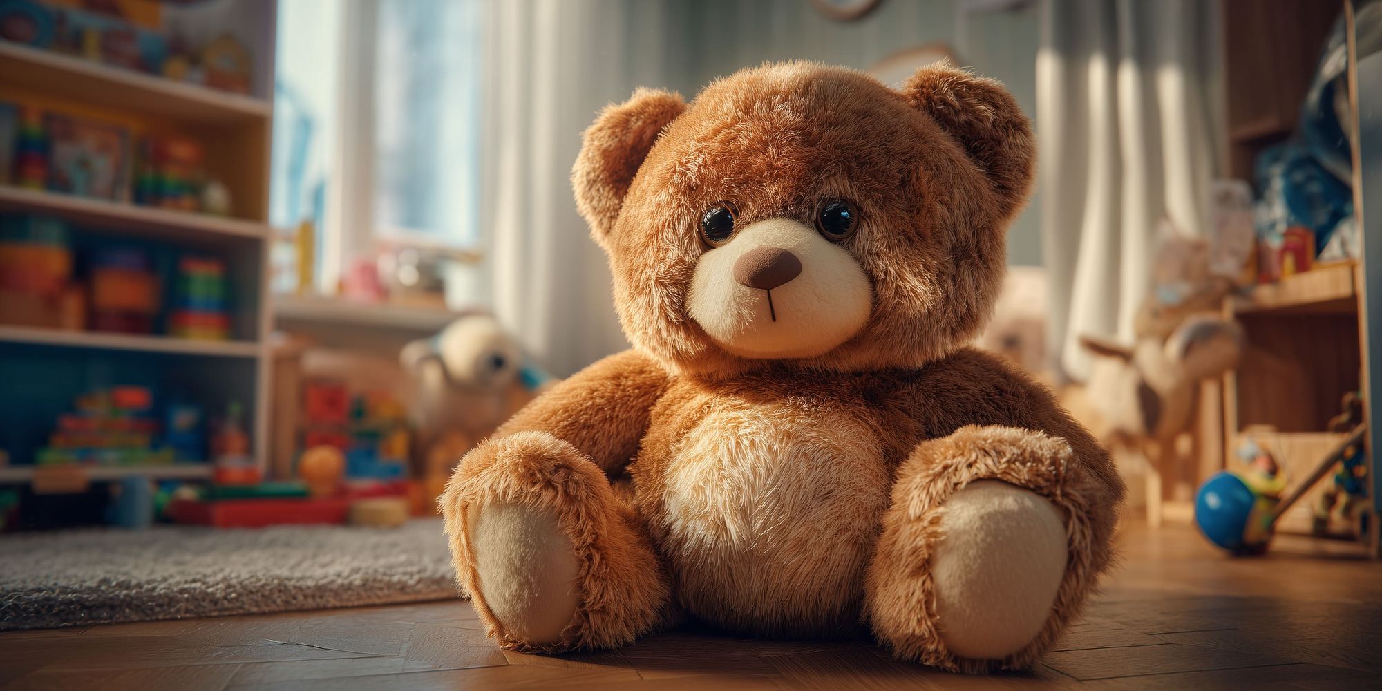 create a profile shot of the bear's face.