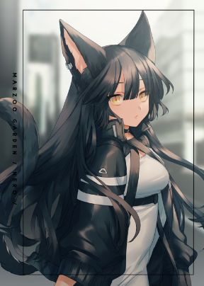 Pink zombie anime girl  