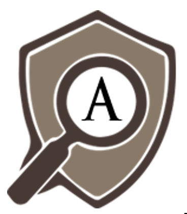 3 parts over laid: Badge, Magnifying Glass, and the Letter "A". badge represents a past, faded and out of focus but a foundation. The magnif...