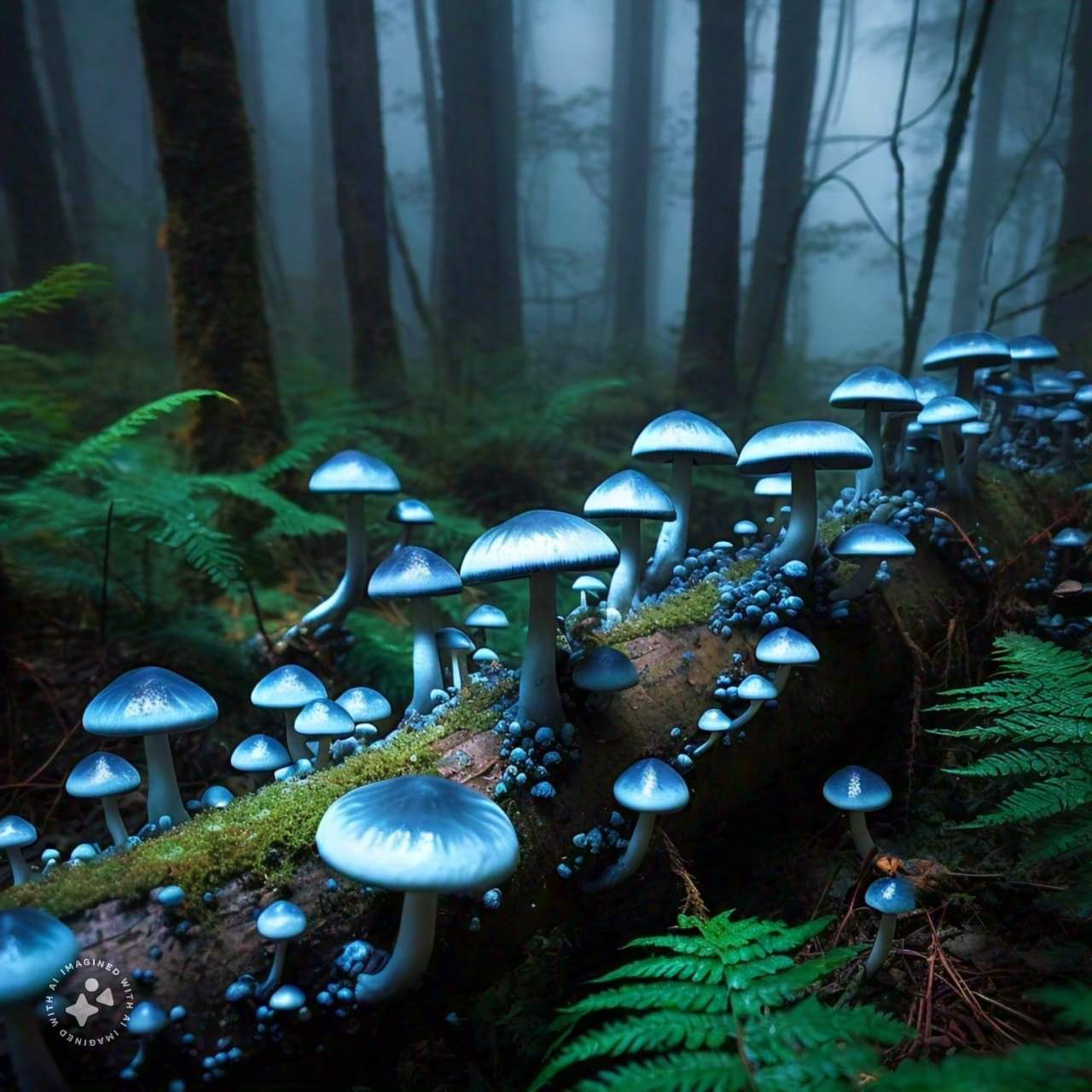 Glowing Blue