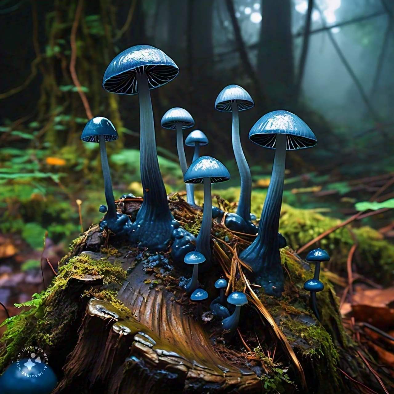 Where The Blue Mushrooms Grow