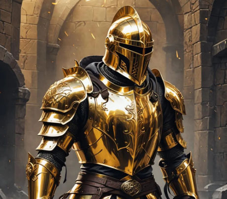 Daniel the golden knight