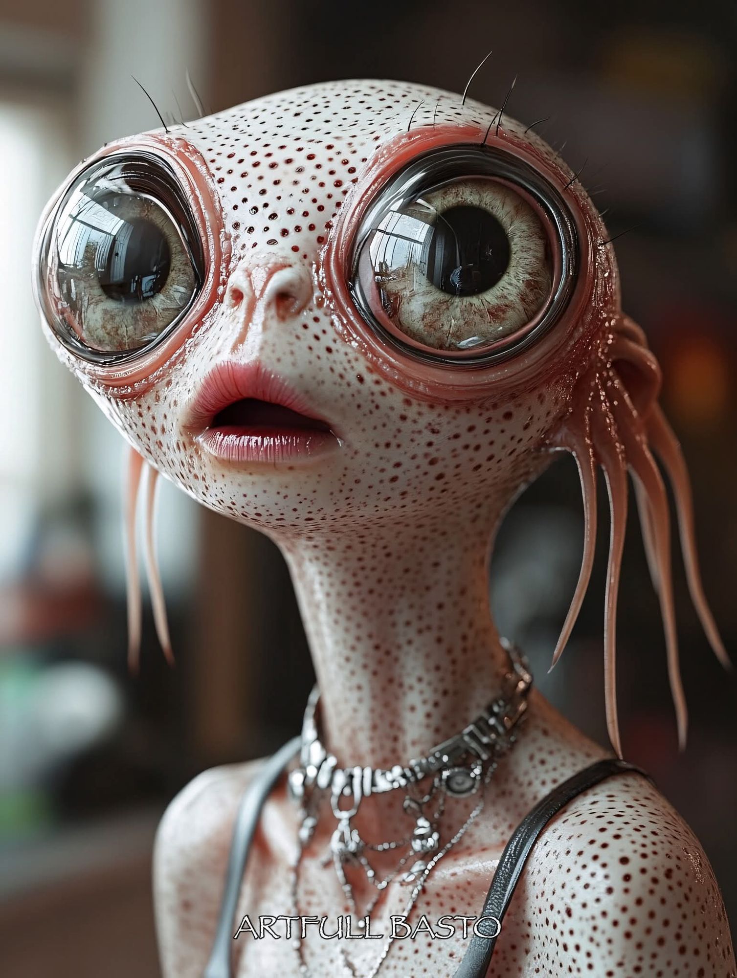 An intricate pencil sketch of a human face, where the lines and shading subtly morph into flowing water. The water appears to cascade down t...