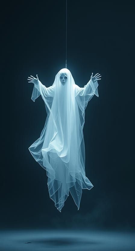 <lora:-Ghost Entity-:1.0> <lora:Modern Absrakt:1.0> a modern abstract ghost entity with a jump-rope