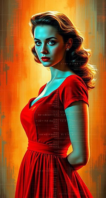 OVERLAY: "Ryoji Ikeda-inspired glitch photography with fractal mathematics. Transparent overlay of digital artifacts, hexagonal grids, and q...