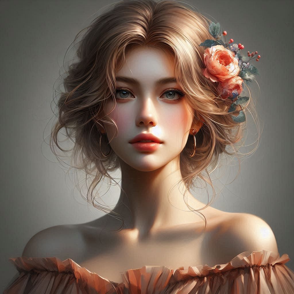 Sylvia is a gracious woman and she is in the head and shoulders portrait, 8k resolution concept art portrait by Greg Rutkowski, Artgerm, WLO...