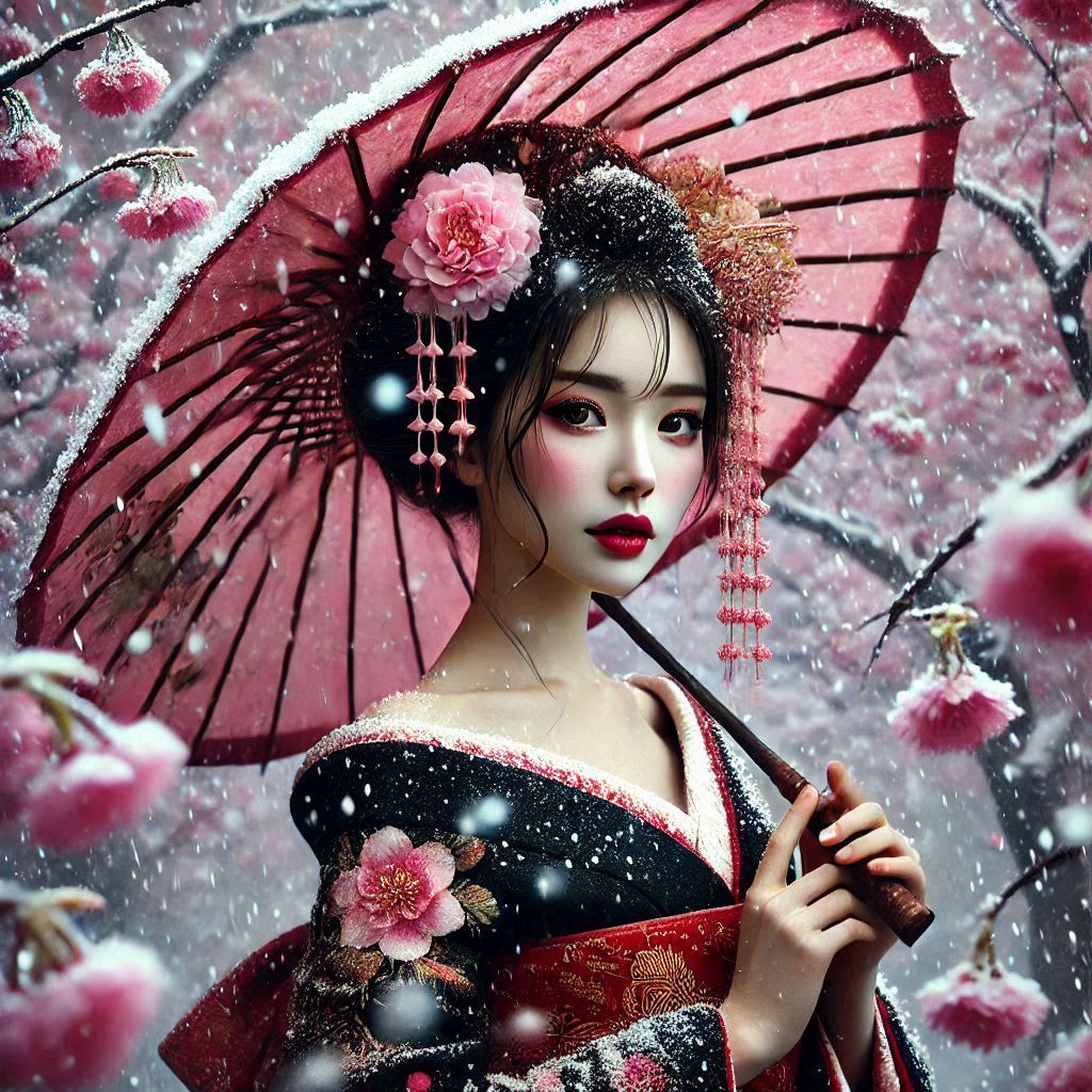 A beautiful young Dreamer with flowing blond hair, dancing under a starry sky. She stands in a softly lit and slightly out-of-focus palatial...