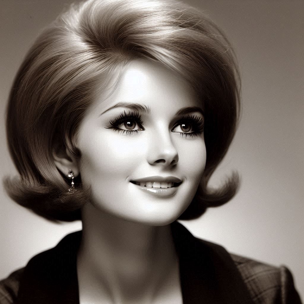 Head shot of Actress Ginger Grant circa 1964