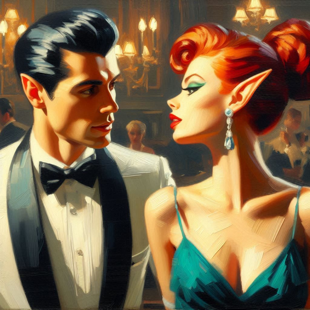 Almost midnight, New Years Eve.