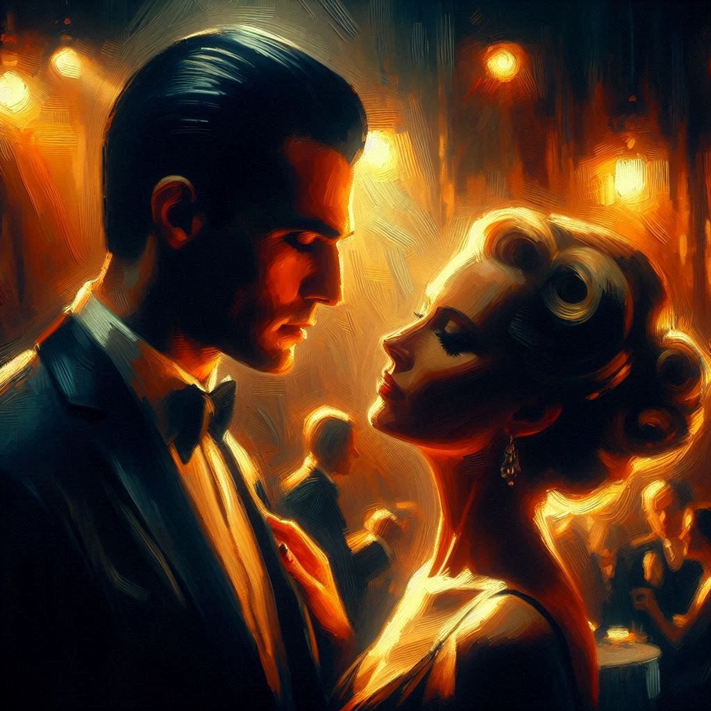 Michael Rennie and Doris Day star in an imaginary holiday-noir film "Auld Lang Syne"