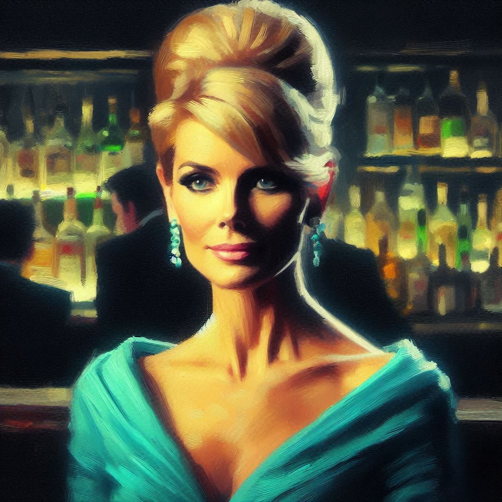 A pretty blond streak extender.