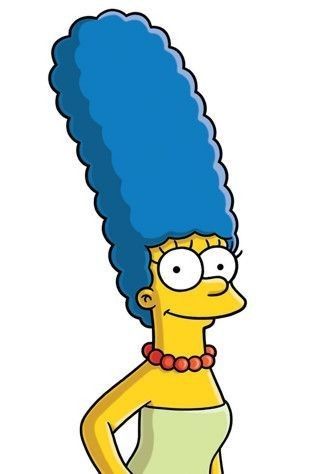 If Marge Simpson was a real, 3rd dimensional human being, bratz doll style, porcelain skin,  
3D Game Cinematic Feel, Epic 3D Videogame Grap...