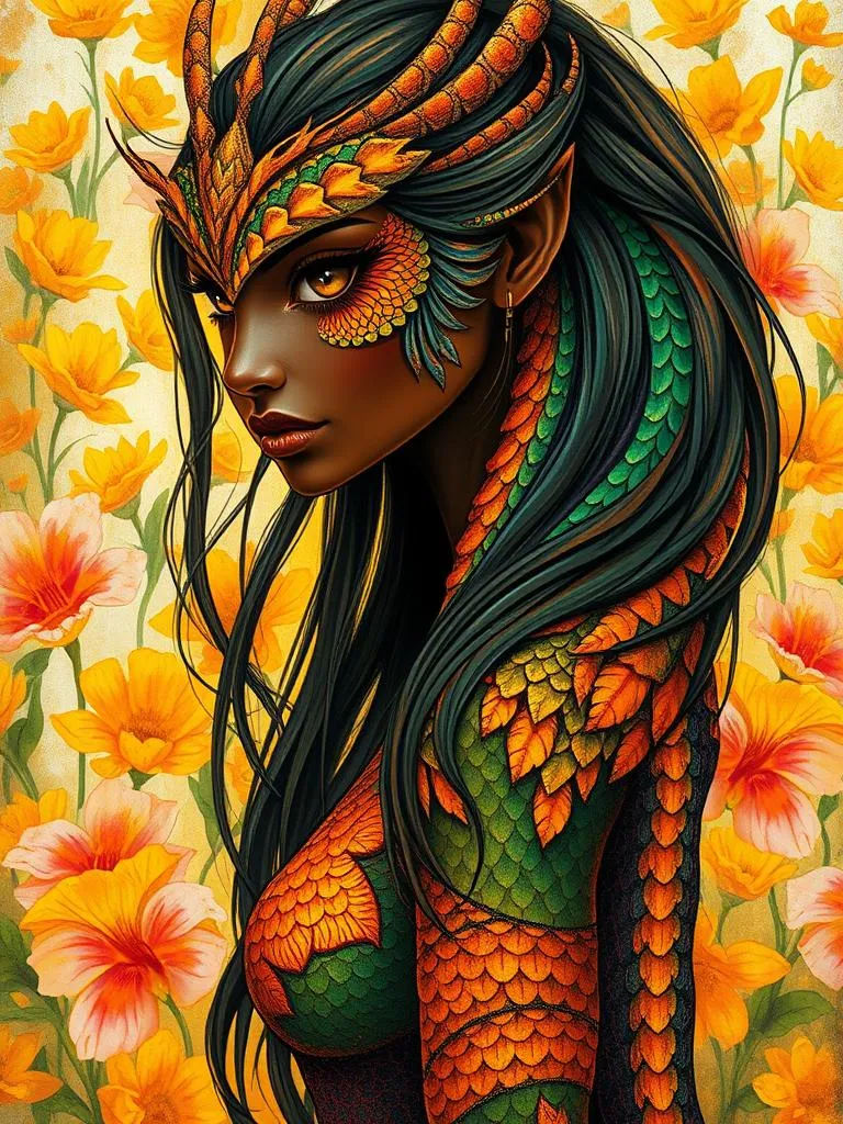 biomorphic solarpunk jungle scape. Female Buddha, Futuristic, universe experiencing itself, dakini, tropical flowers, ultra high definition,...