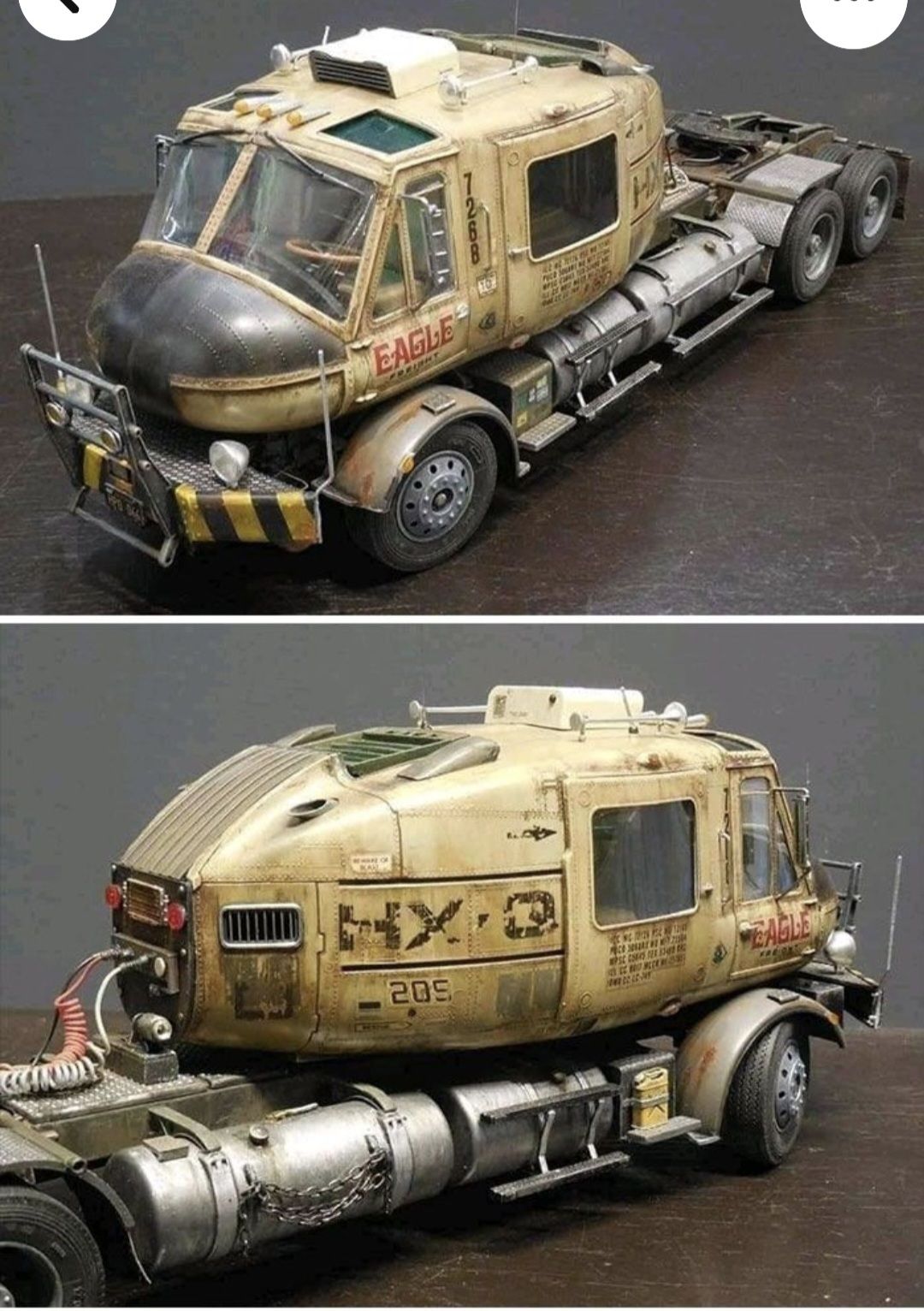 Post-apocalyptic Armored Pod Trucks 2 types
