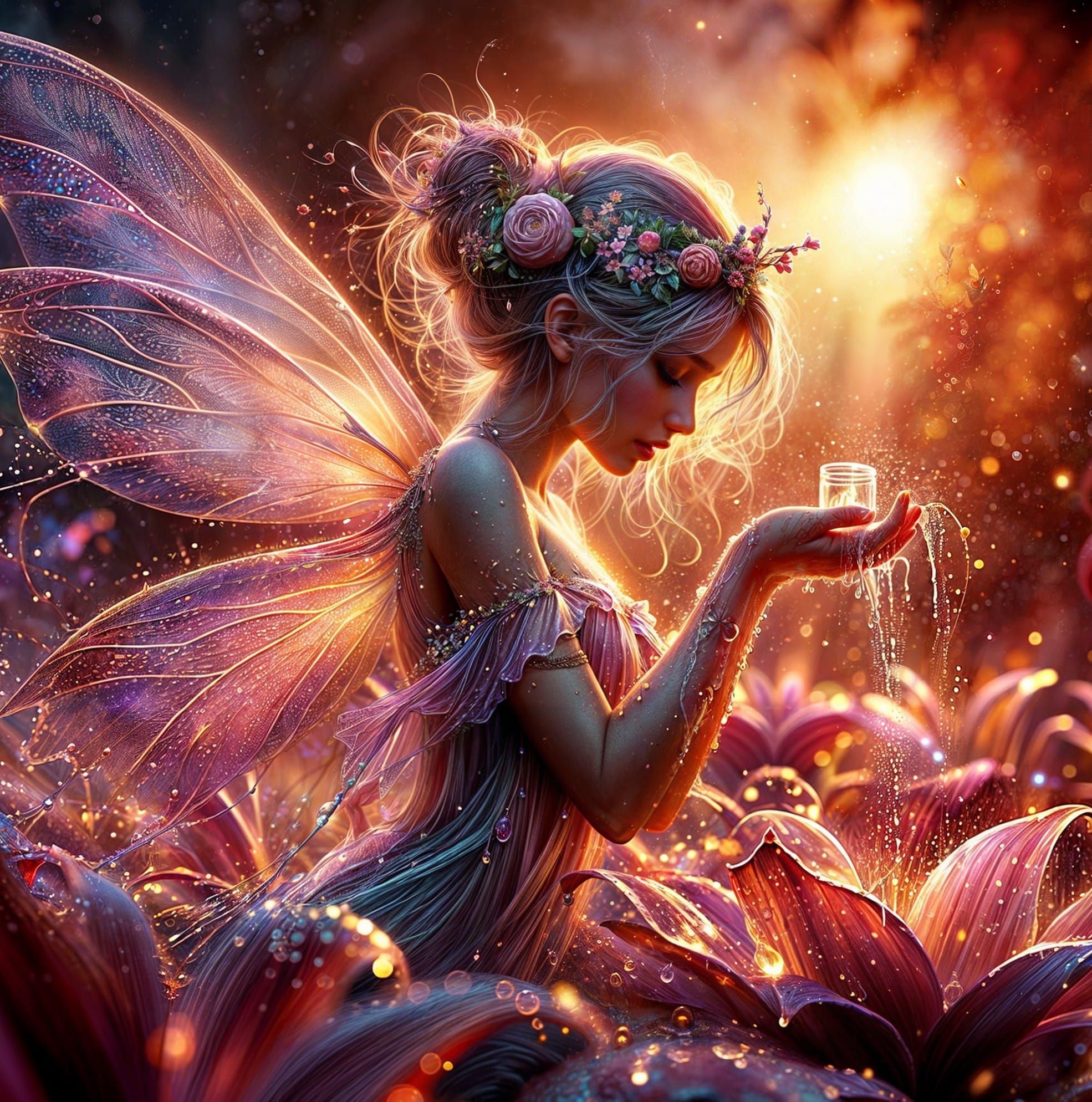 Fairy of the evening dew