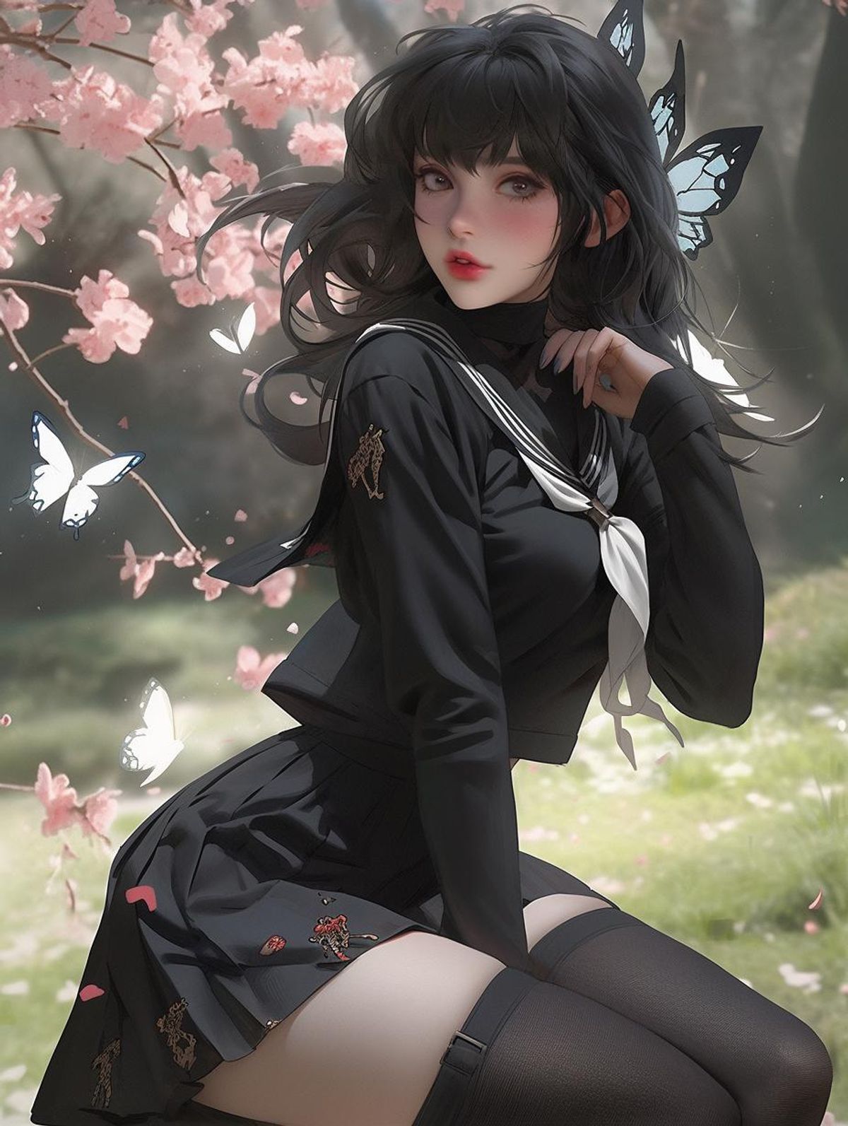 <lora:NC Hyperreal:1.0> beautiful anime style girls with many different attributes, in different poses and in different clothes