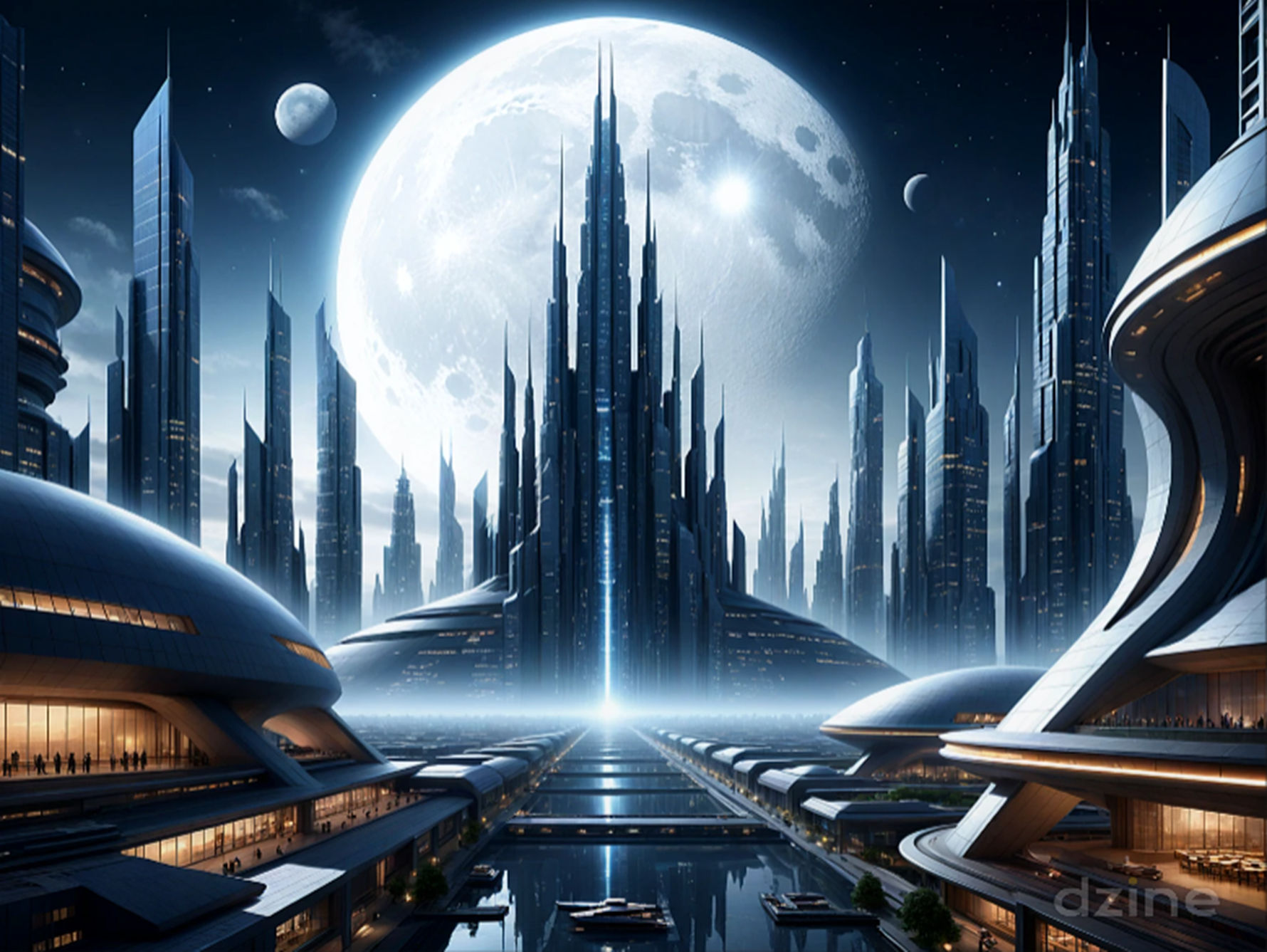 A Futuristic Cityscape