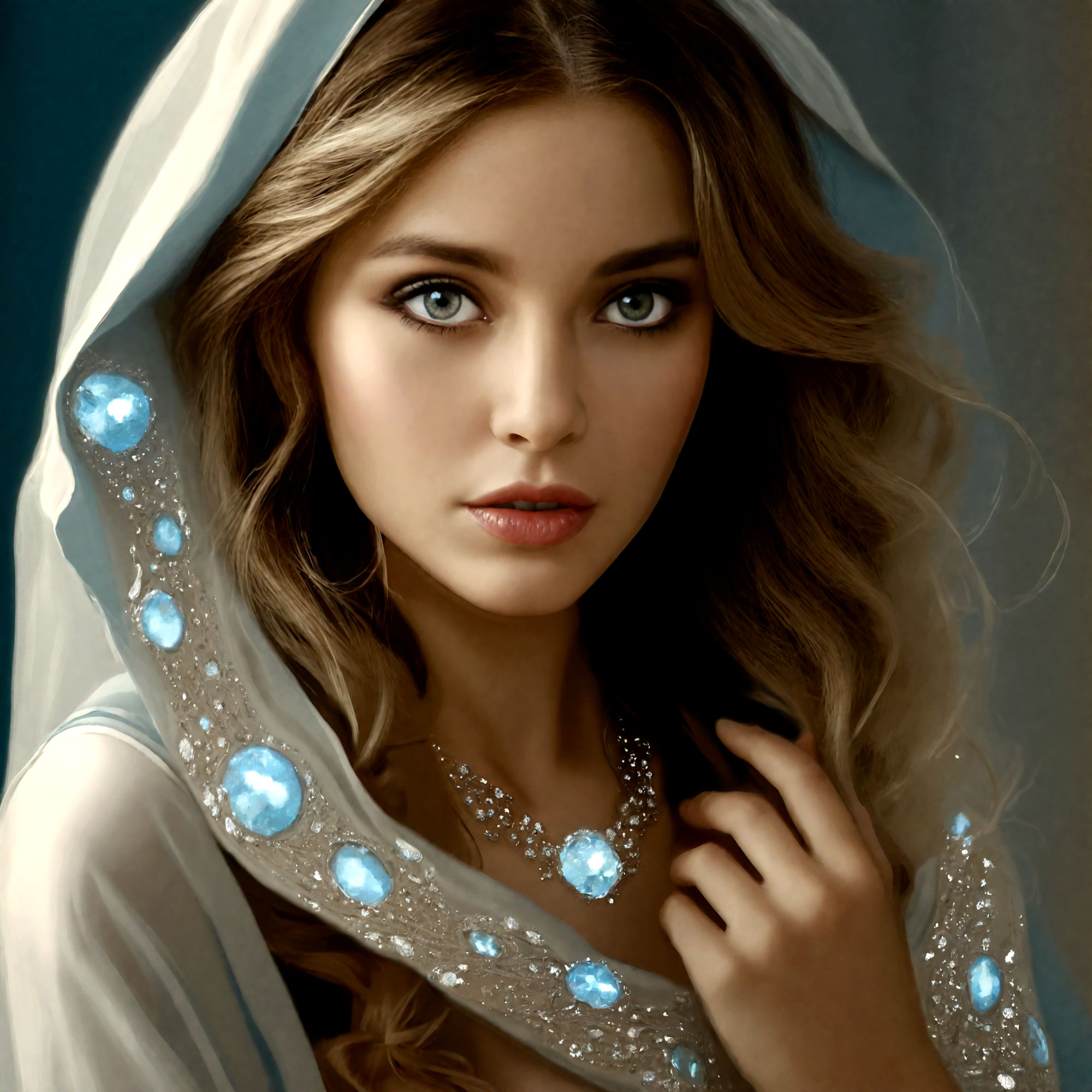 A Young Woman With Striking Green Eyes