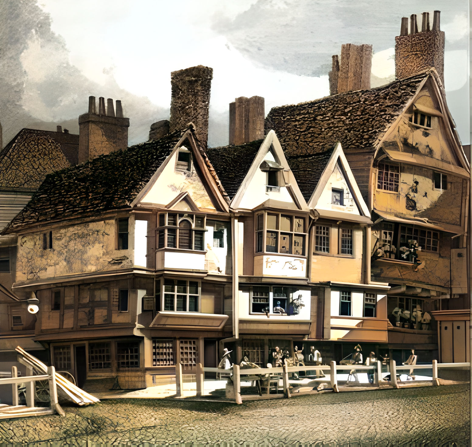 An English Scene at Two Stuart Houses