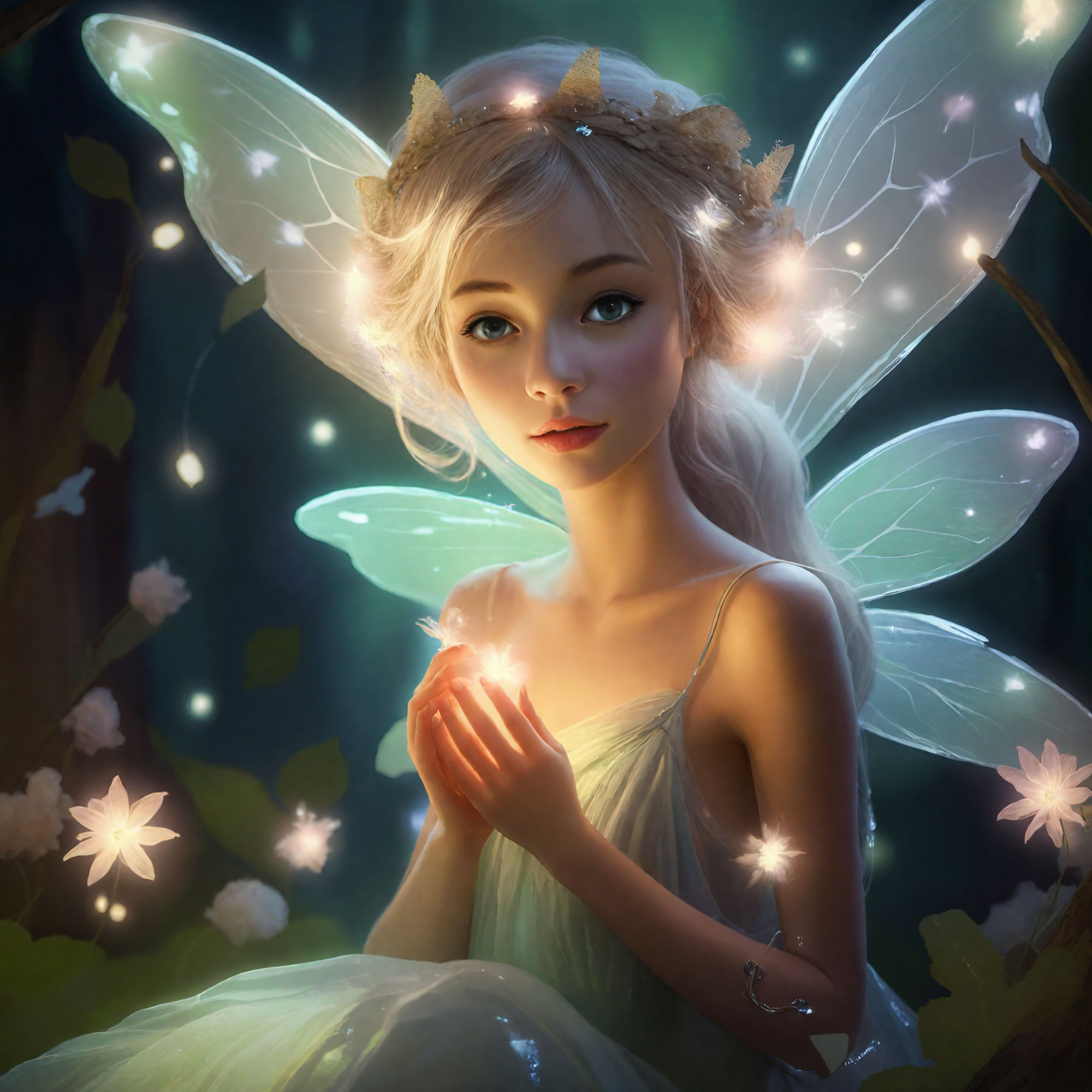 A Whimsical Ethereal Fairy