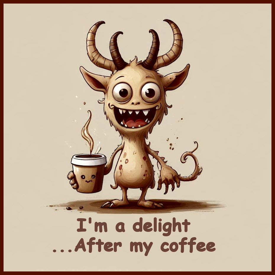 I'm a Delight After My Coffee