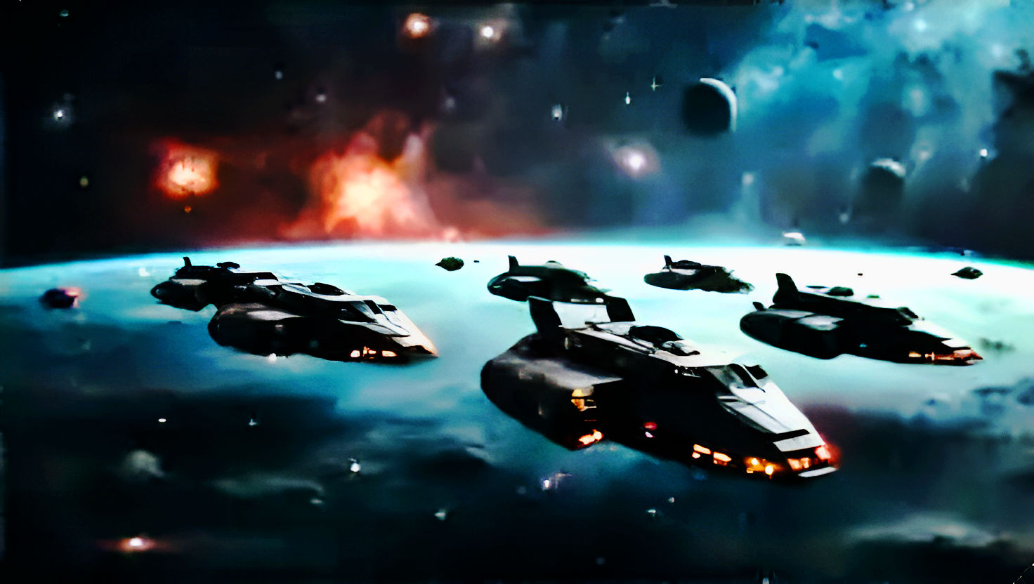 A Fleet of Spaceships on a Mission