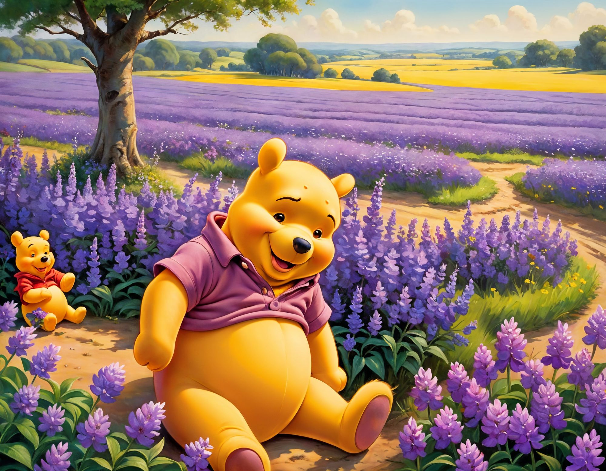 close up,3d ,  Winnie the Pooh