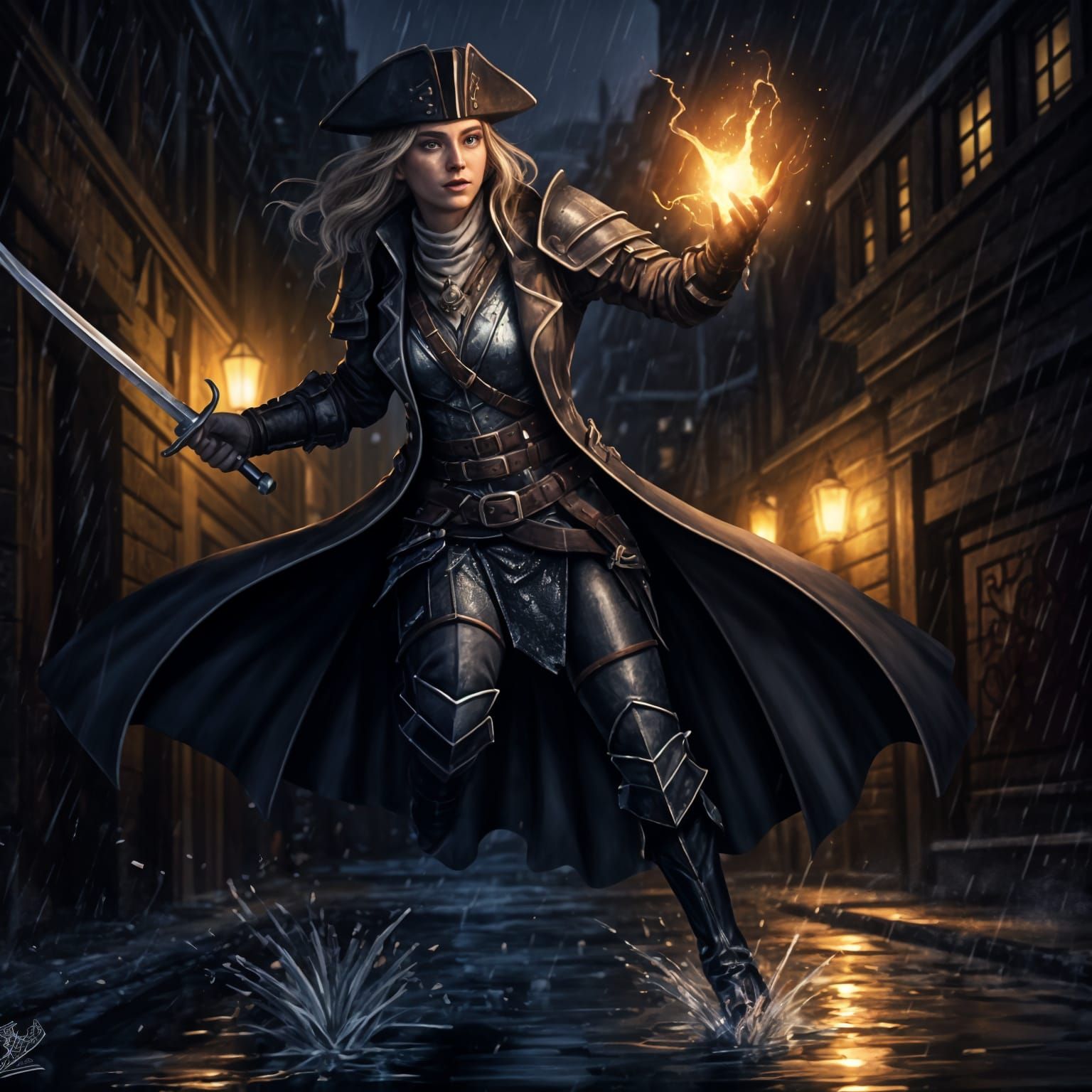 Miliza Locks, a Gloomstalker Ranger and War Domain Cleric.