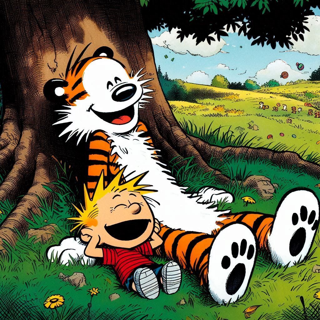 Calvin and Hobbes - School is an illusion !