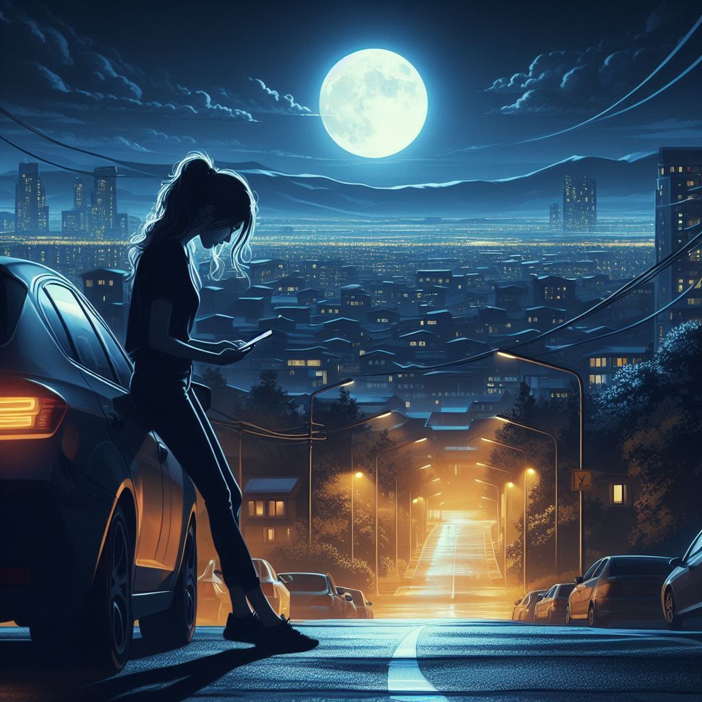 On the sidewalk (Controlnet)