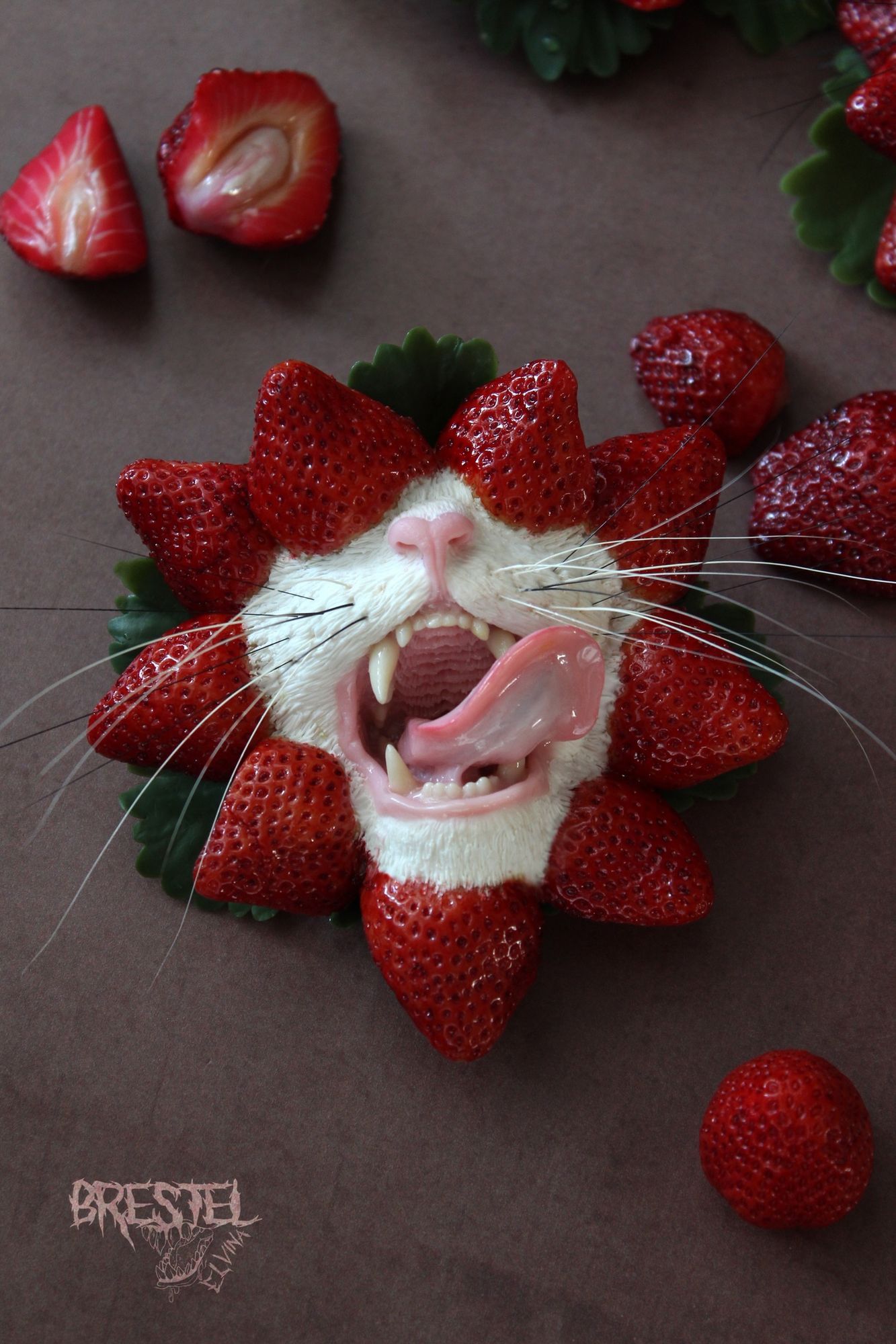 gothic coloring book for adults, living flower monster with fangs, side view, thin lines, black and white, no shadows, line art, curlicues,...