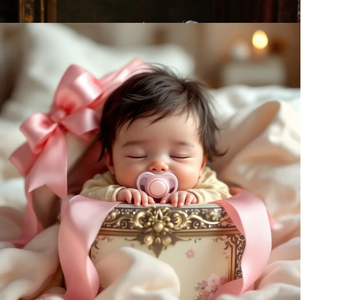 a beautiful baby pup up from a gold box