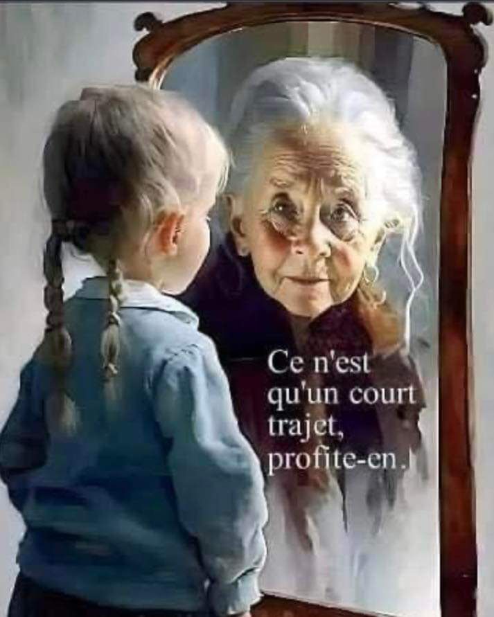 Reflet dans un miroir 