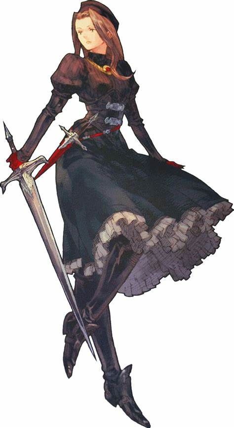 Kachua in her black priest outfit