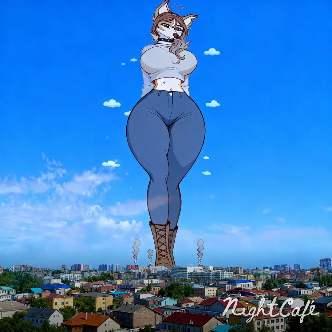 Put the character in the first image in the second image characters pose , body shapes , hip size and camera angle , keep the first characte... - Start Image 1