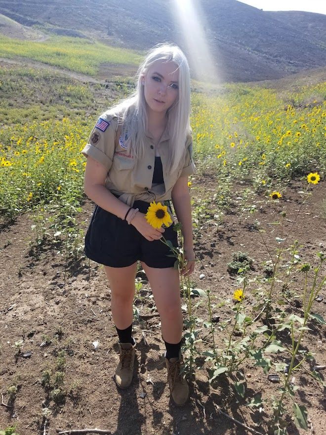 sunflower elfin goddess