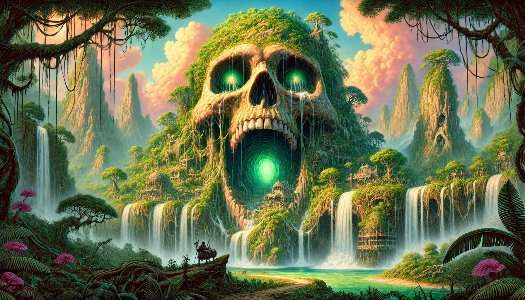 The Great Jungle Serpent From Skull Mountain - Start Image 2