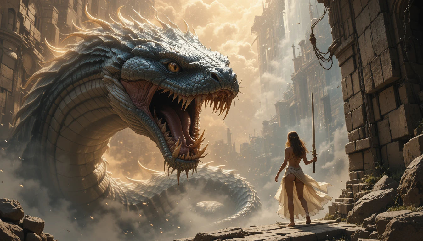 The Great Jungle Serpent From Skull Mountain - Start Image 1